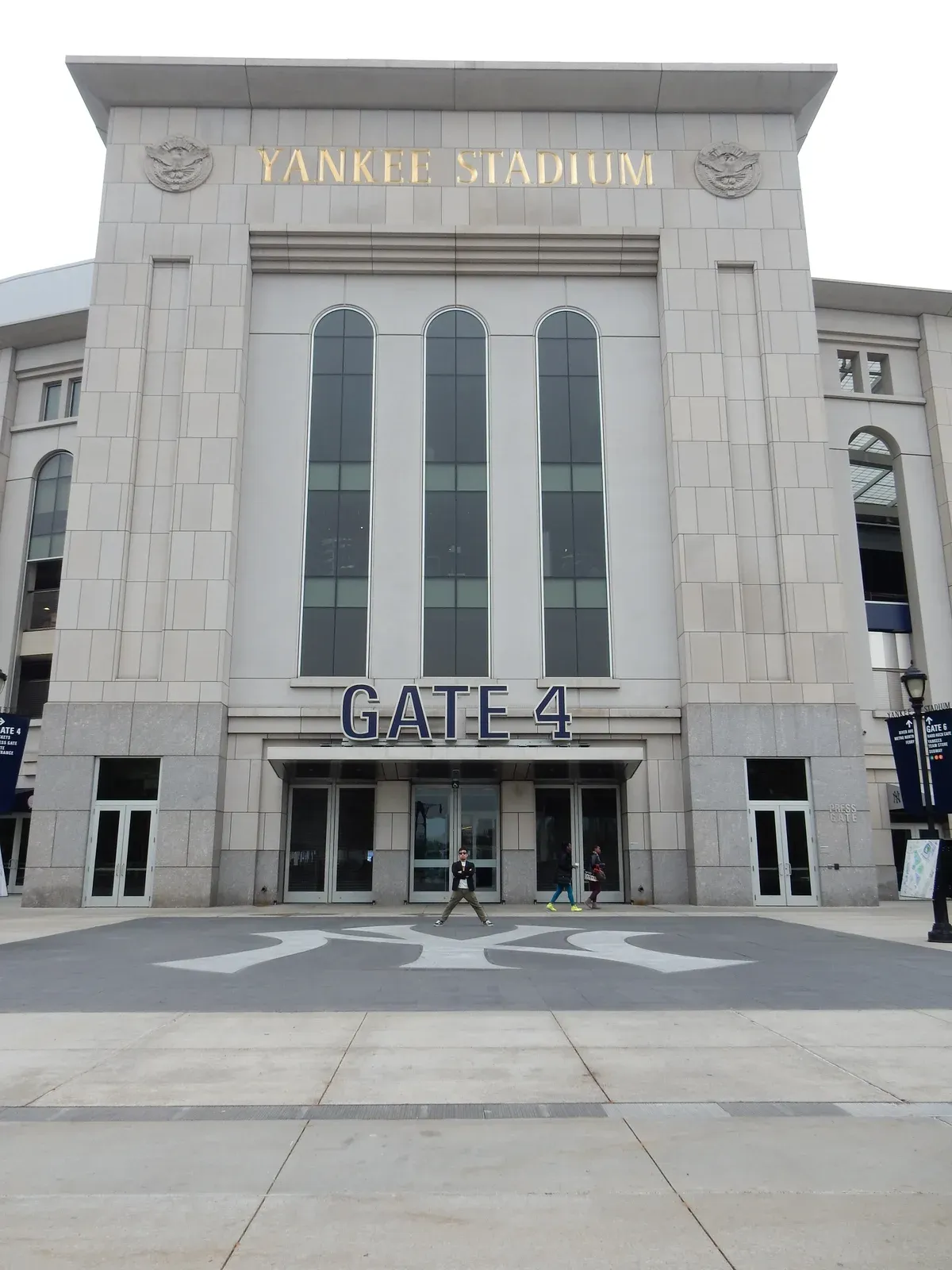 Gate 4 of Yankee Stadium in the Bronx, a stop on NYC borough bus tours